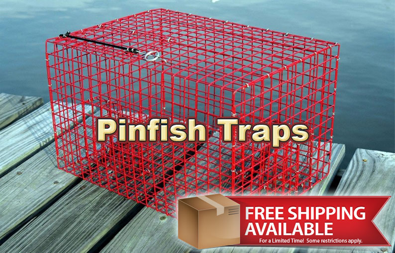 Catch Live Bait  Pinfish Traps, Live Bait Pens, Crab Traps